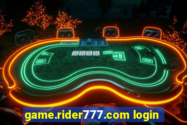 game.rider777.com login